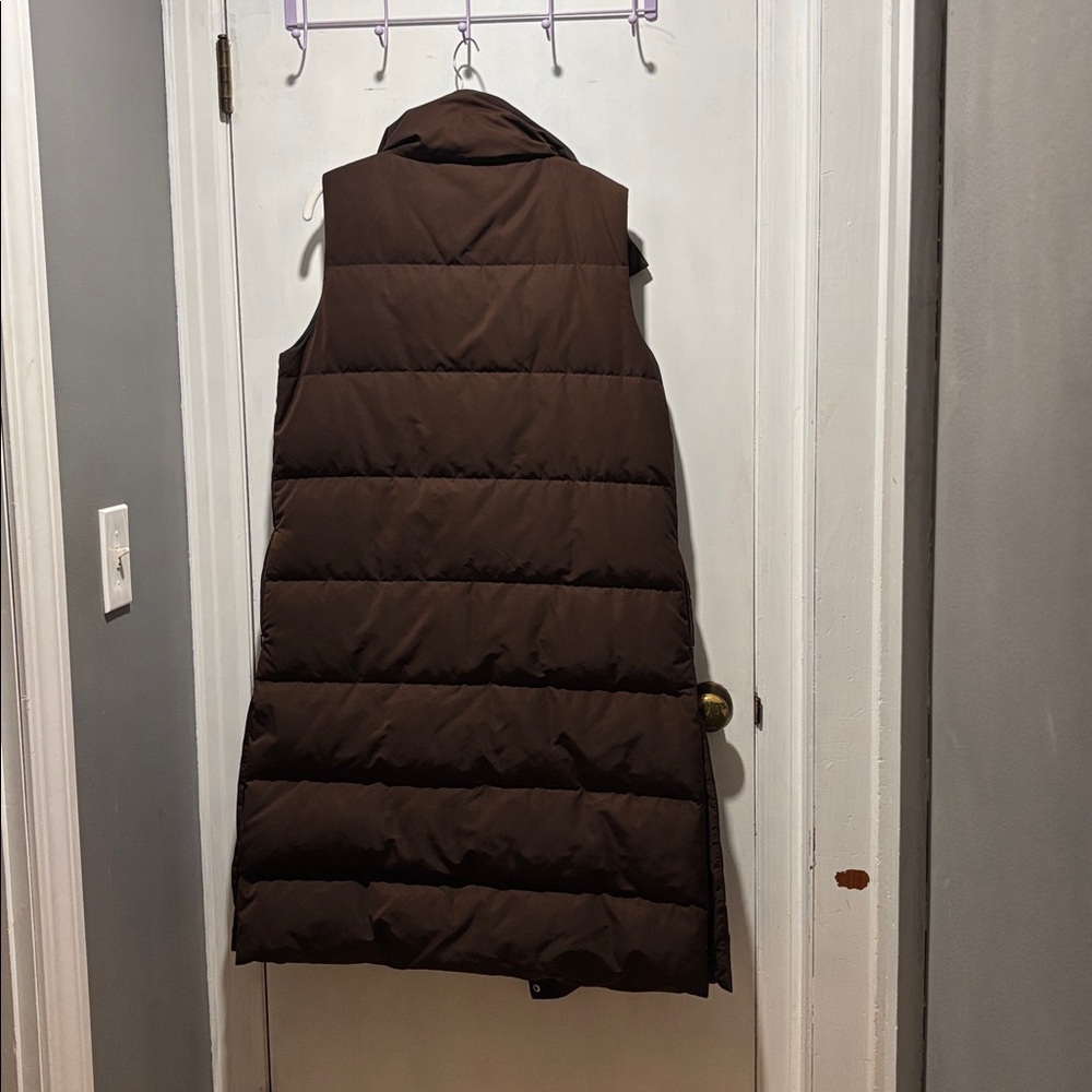 THEORY puffer long line vest - Picture 9 of 9